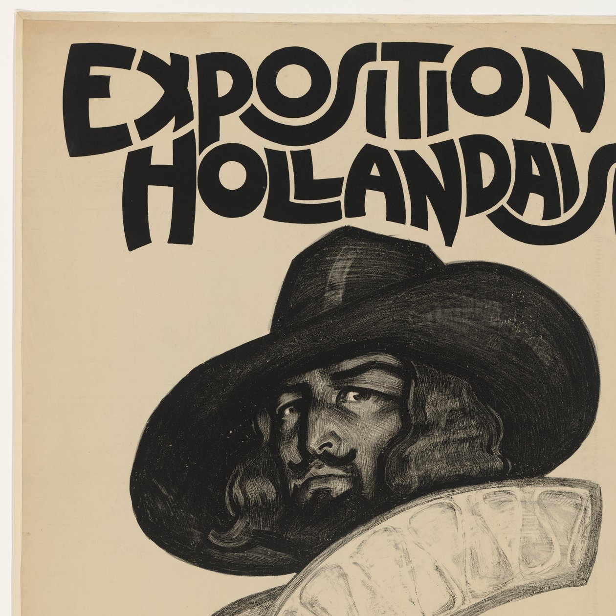 Cartaz para a Exposição Holandesa em Paris, 1921 Exposição Hollandaise (título no objeto) de Willy Sluiter