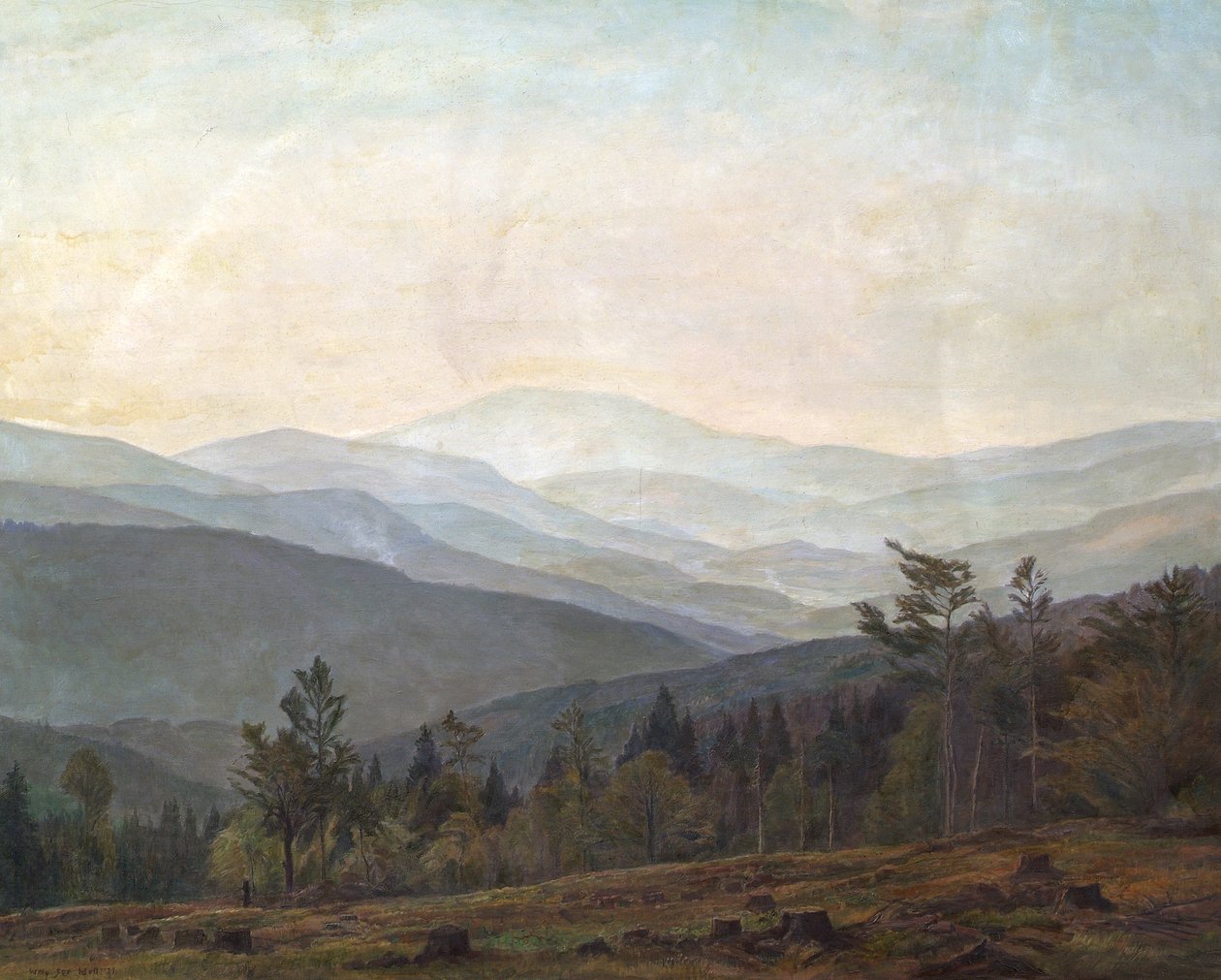 paisagem bávara de Willy ter Hell