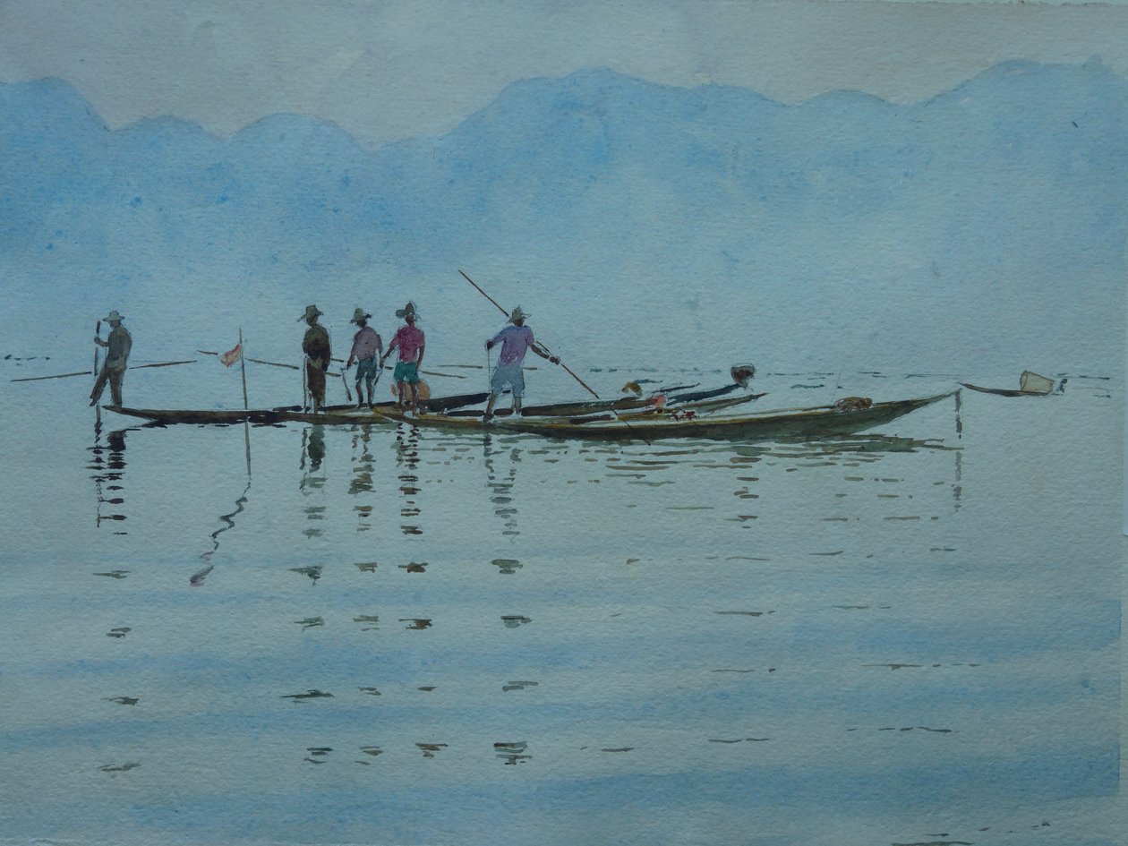923 Pesca no Lago Inle de Wilson Clive