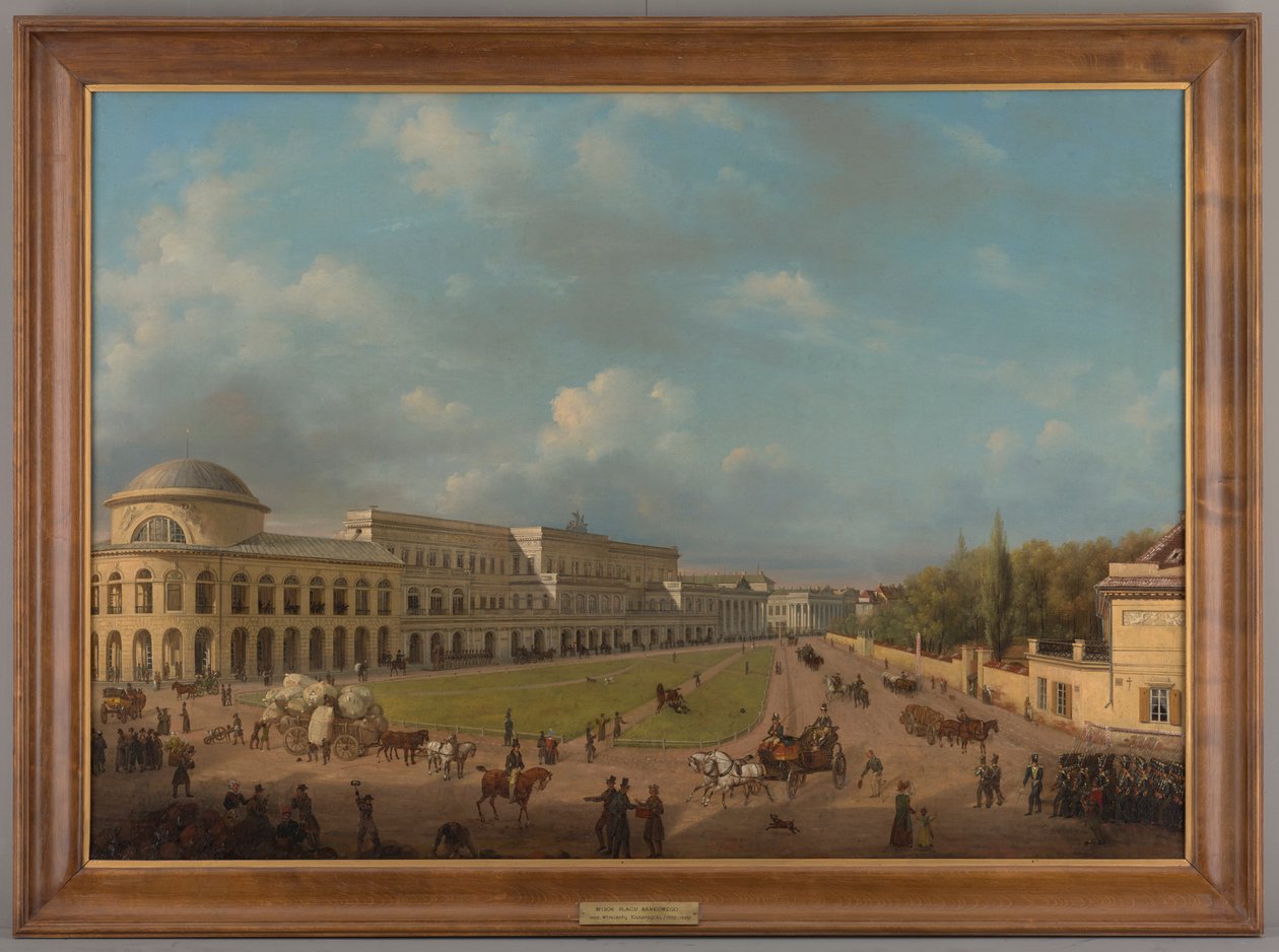 Banking Square, 1833 de Wincenty Kasprzycki