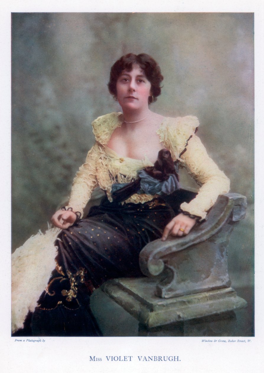 Violet Vanbrugh, atriz inglesa, 1901. de Window and Grove