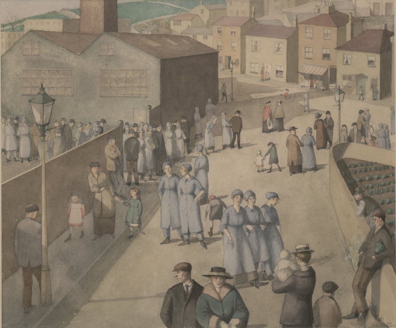 Deixando as obras de munições de Winifred Knights