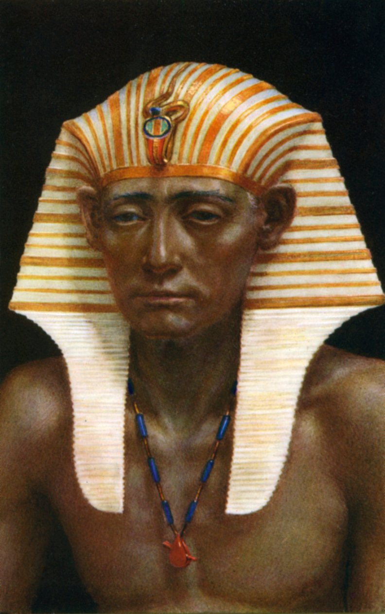 Amenemhat III, faraó egípcio antigo da 12ª dinastia, século XIX aC 1926. de Winifred Mabel Brunton