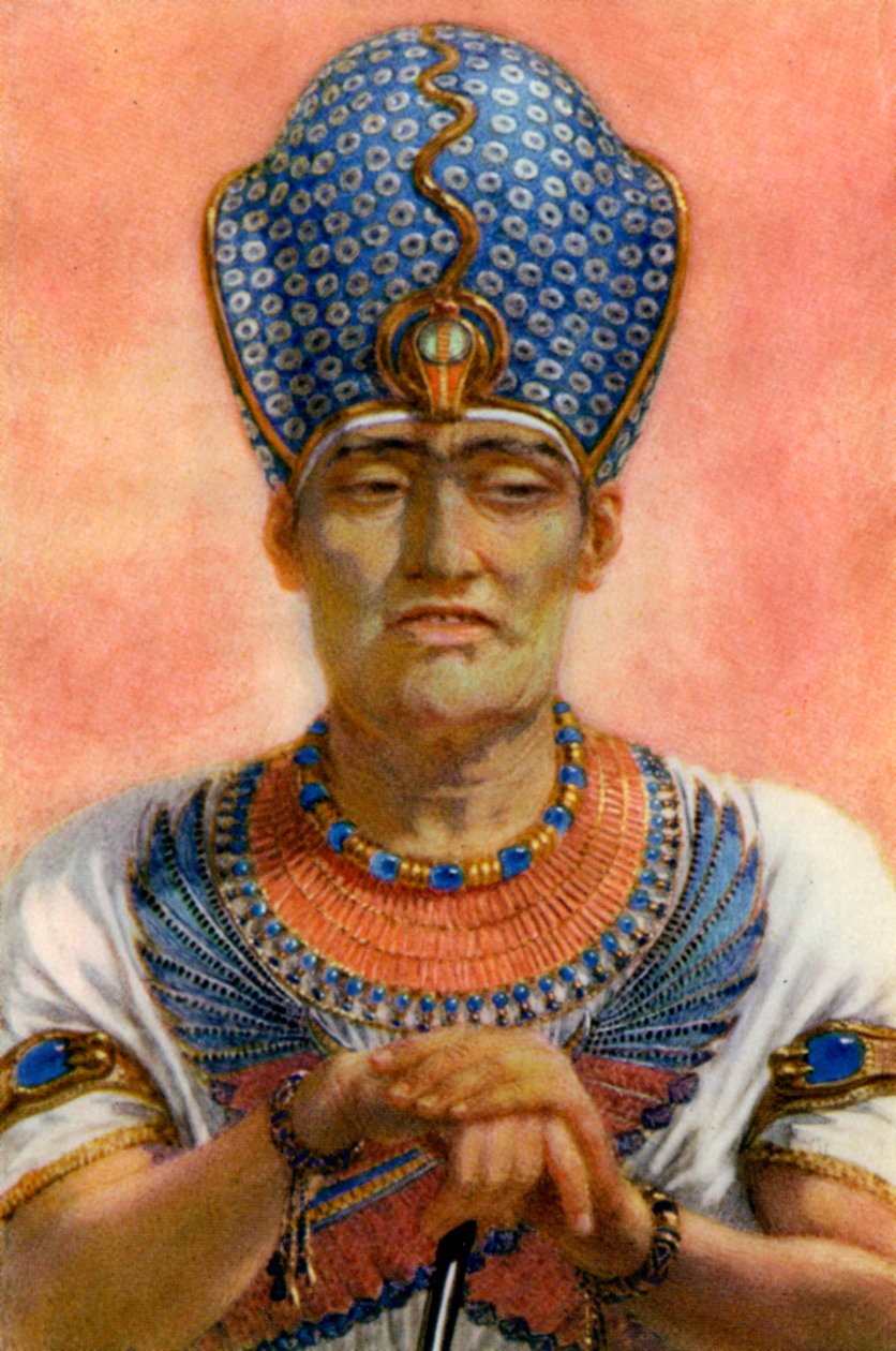 Ramsés III, antigo faraó egípcio da 20a dinastia, século XII aC, 1926. de Winifred Mabel Brunton
