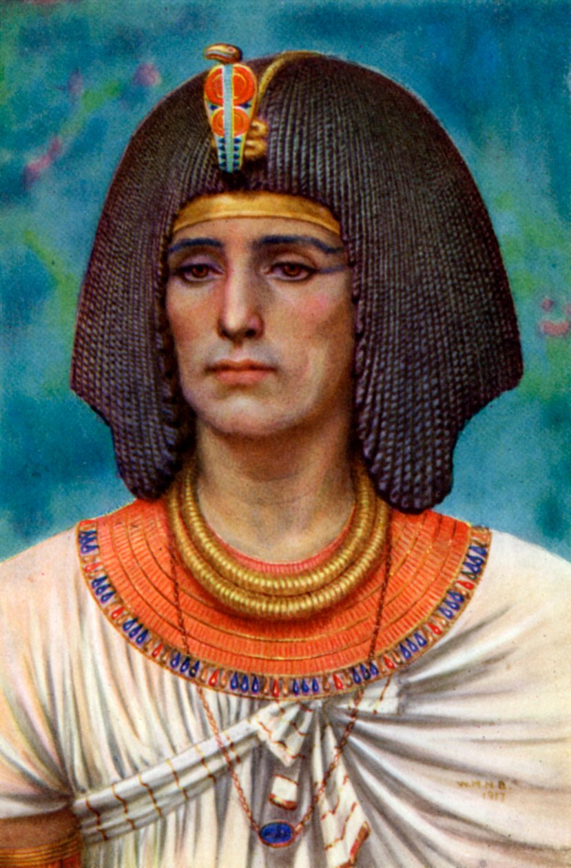 Sety I, antigo faraó egípcio da dinastia XIX, século XIII aC 1926. de Winifred Mabel Brunton