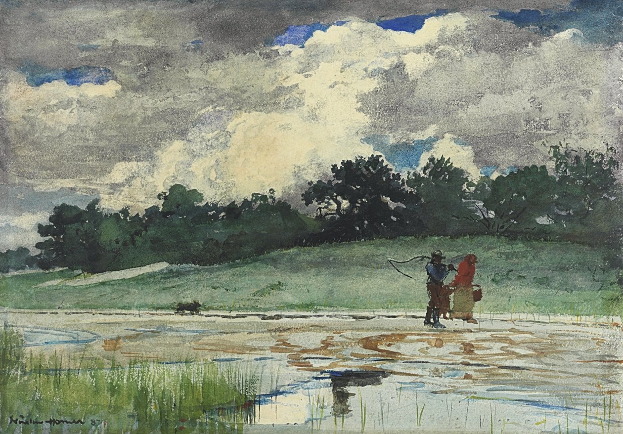 Depois da chuva, Prouts Neck de Winslow Homer