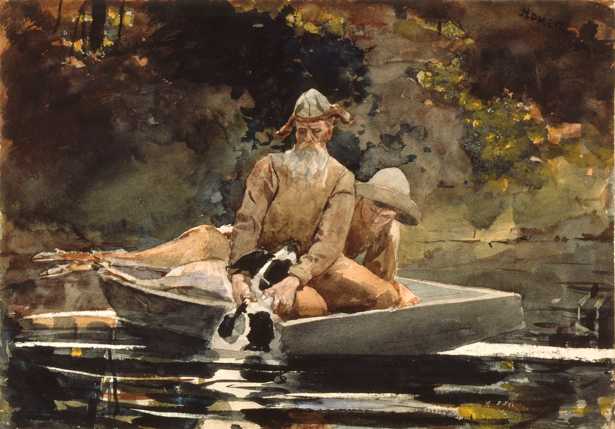 Depois da caçada de Winslow Homer