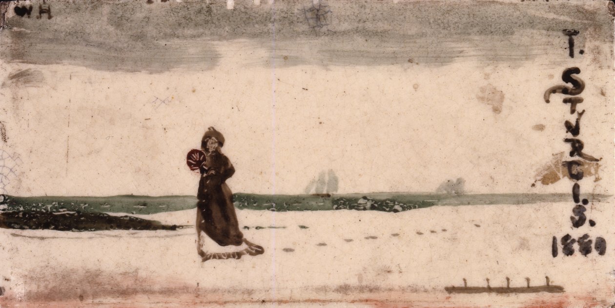 Cena da Praia, 1880 de Winslow Homer