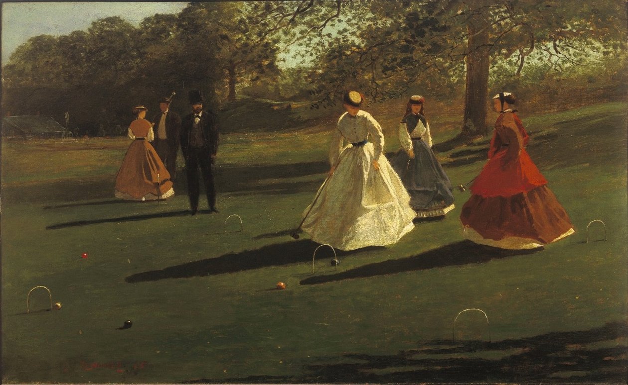 Jogadores de Croquet de Winslow Homer