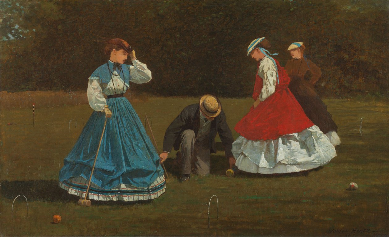 Cena de Croquet de Winslow Homer