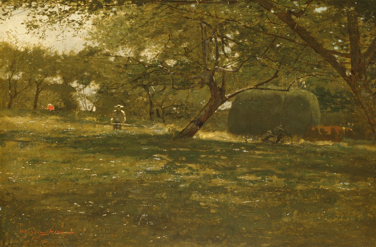 Cena da colheita, c.1873 de Winslow Homer