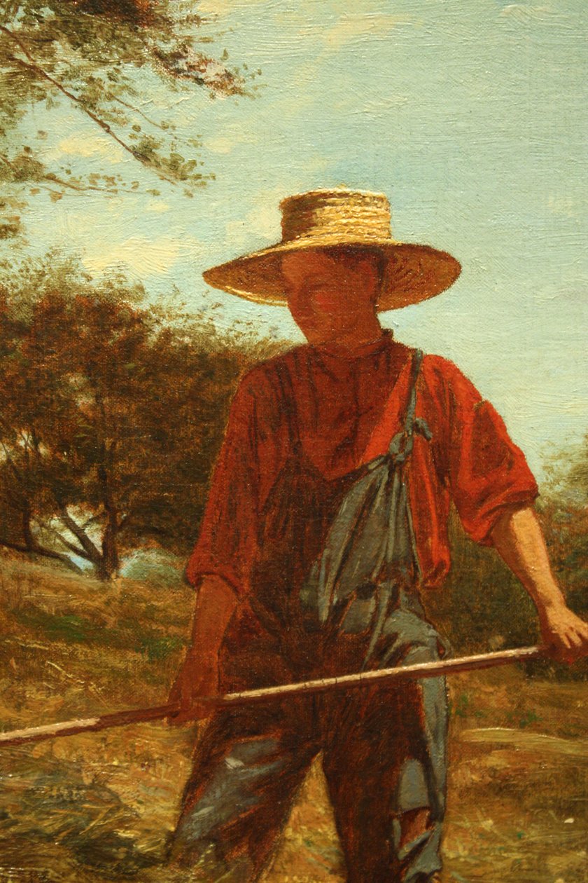 Fenação (detalhe) de Winslow Homer