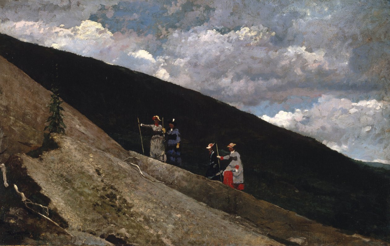 Nas montanhas de Winslow Homer