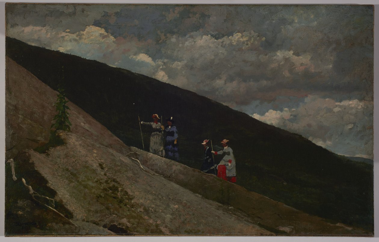 Nas montanhas, 1877 de Winslow Homer