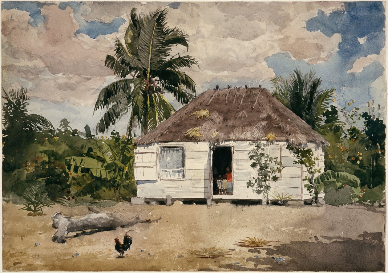 Cabanas nativas de Winslow Homer