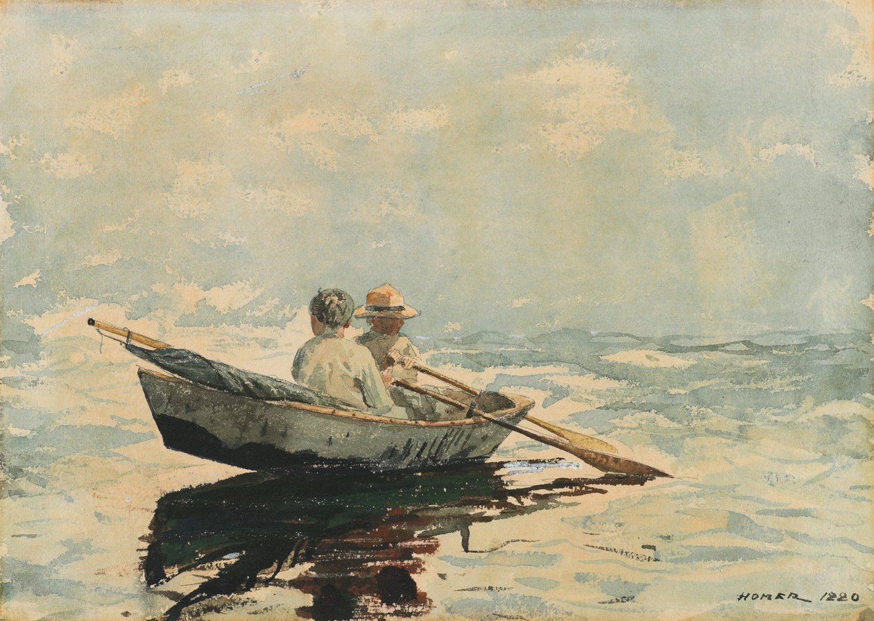 Barco a remo de Winslow Homer