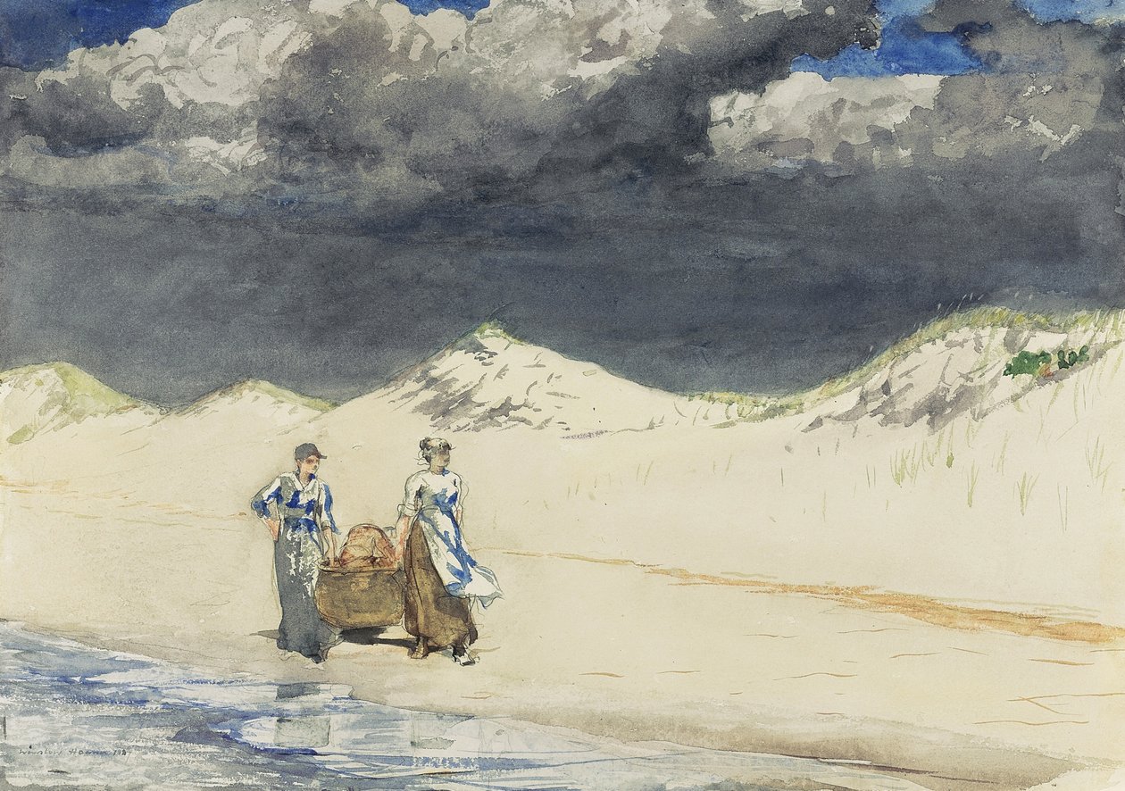 Areia e céu de Winslow Homer