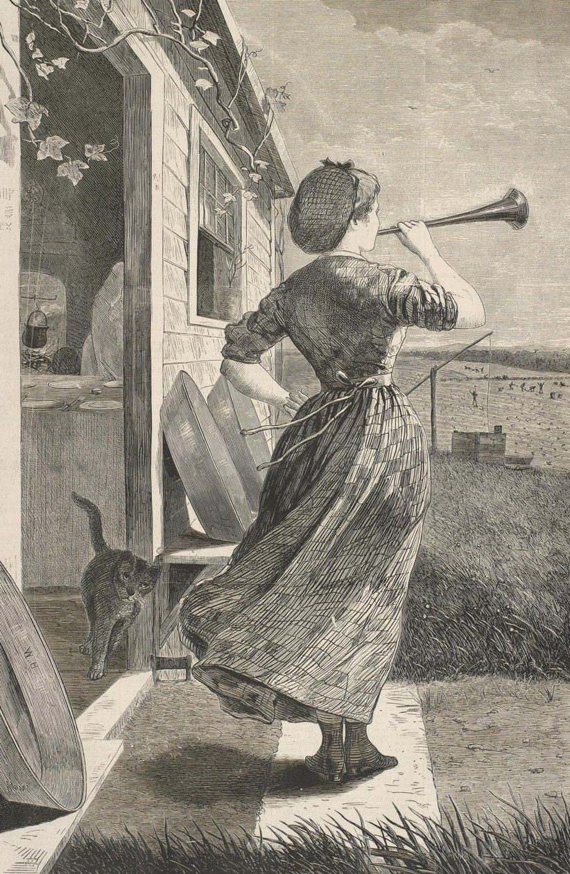 O chifre do jantar de Winslow Homer