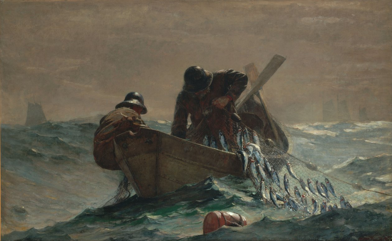 A rede de arenque de Winslow Homer