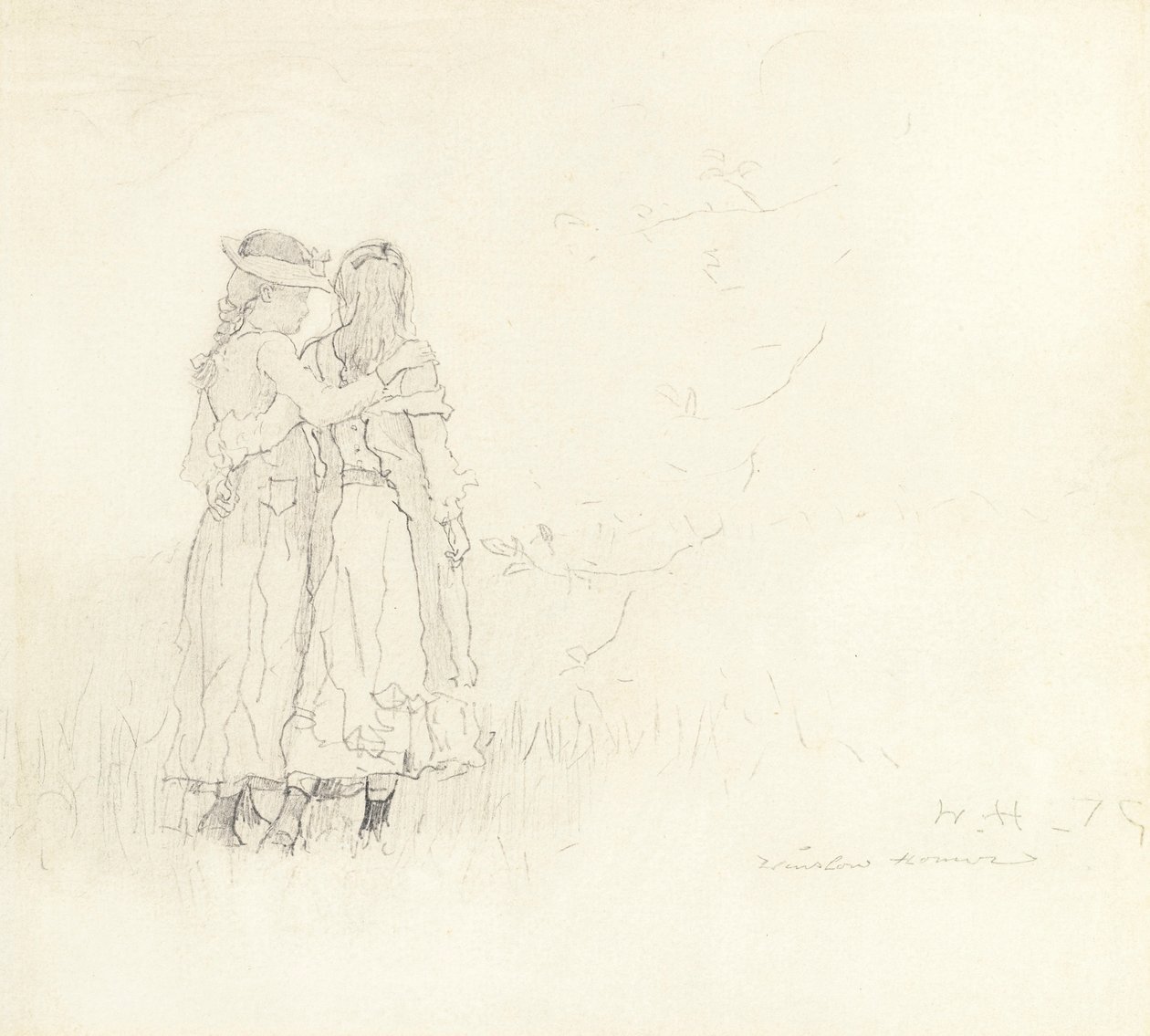 Duas meninas de Winslow Homer