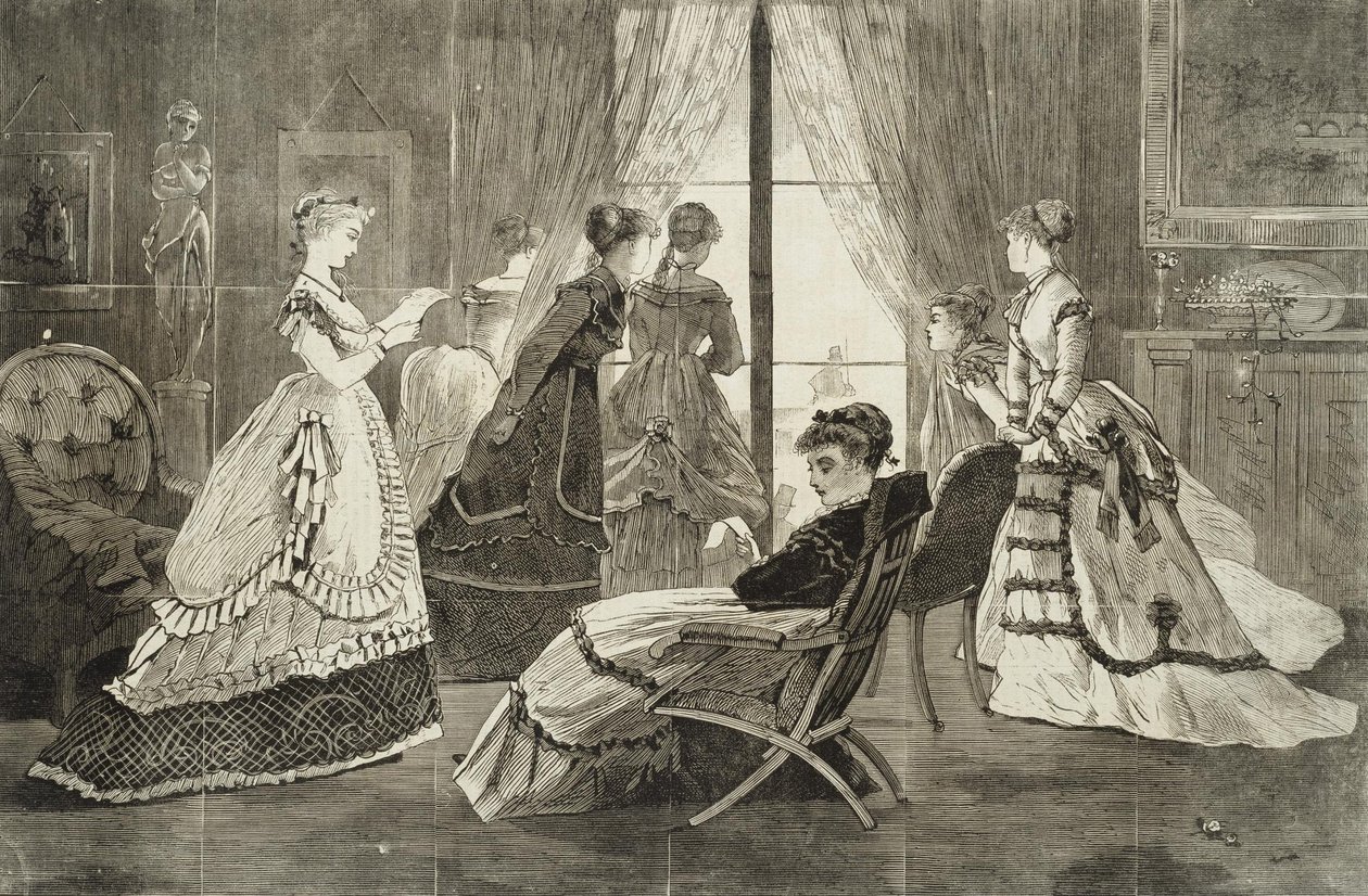 Aguardando Chamadas no Dia de Ano Novo de Winslow Homer