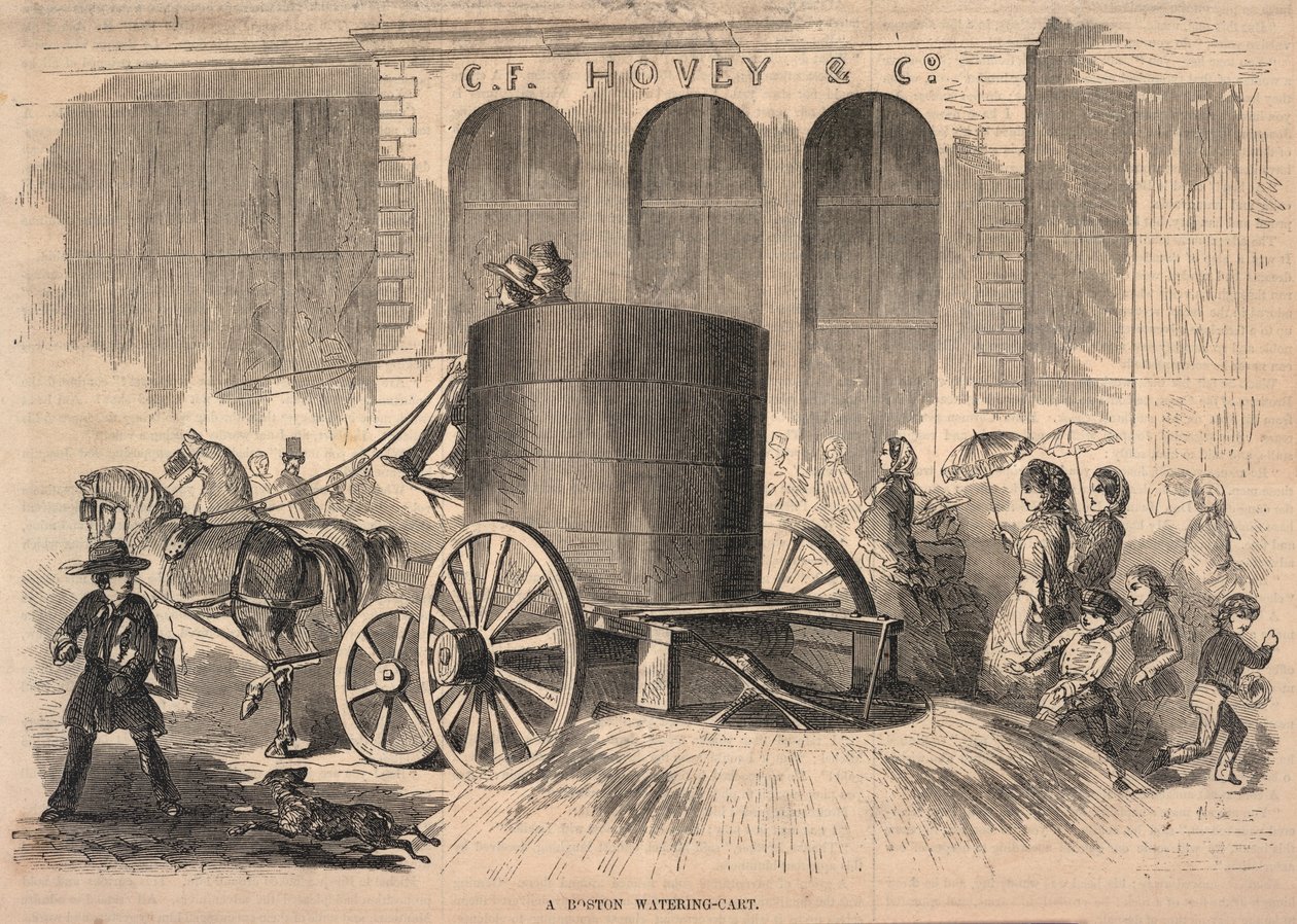 Um carro de rega de Boston, de Ballou