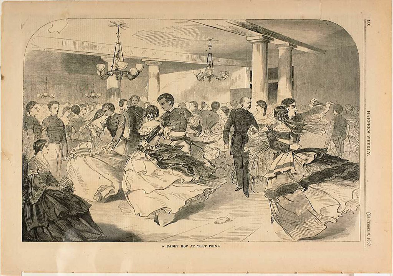 Um salto de cadete em West Point de Winslow Homer