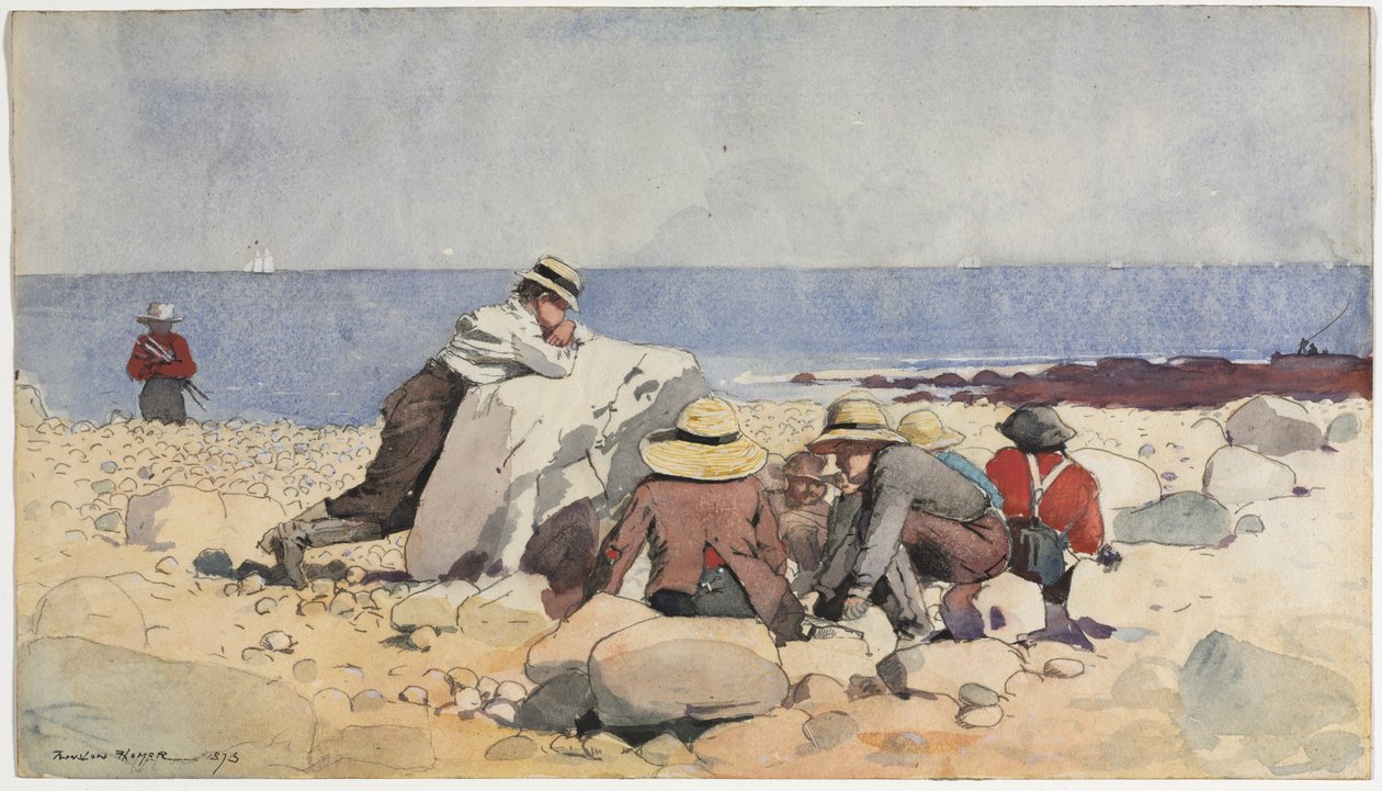 Um cozido de amêijoas de Winslow Homer
