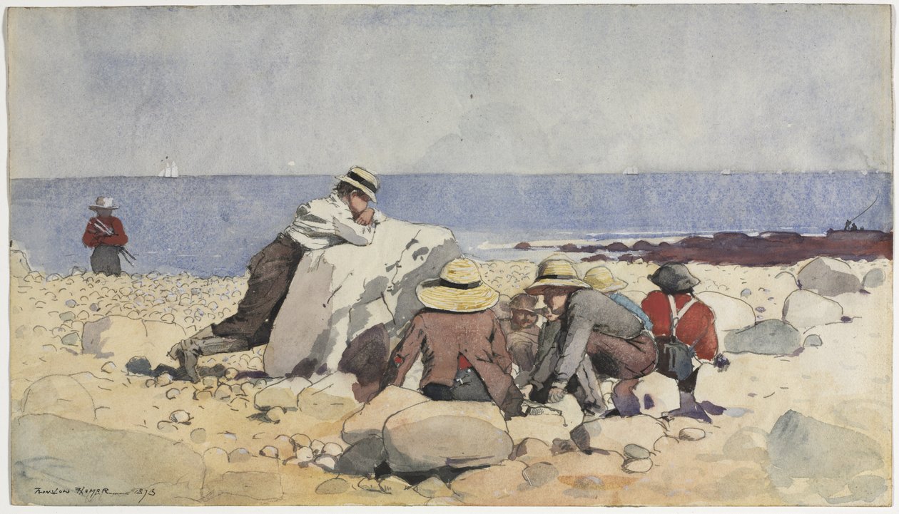 Um Churrasco de Amêijoas de Winslow Homer