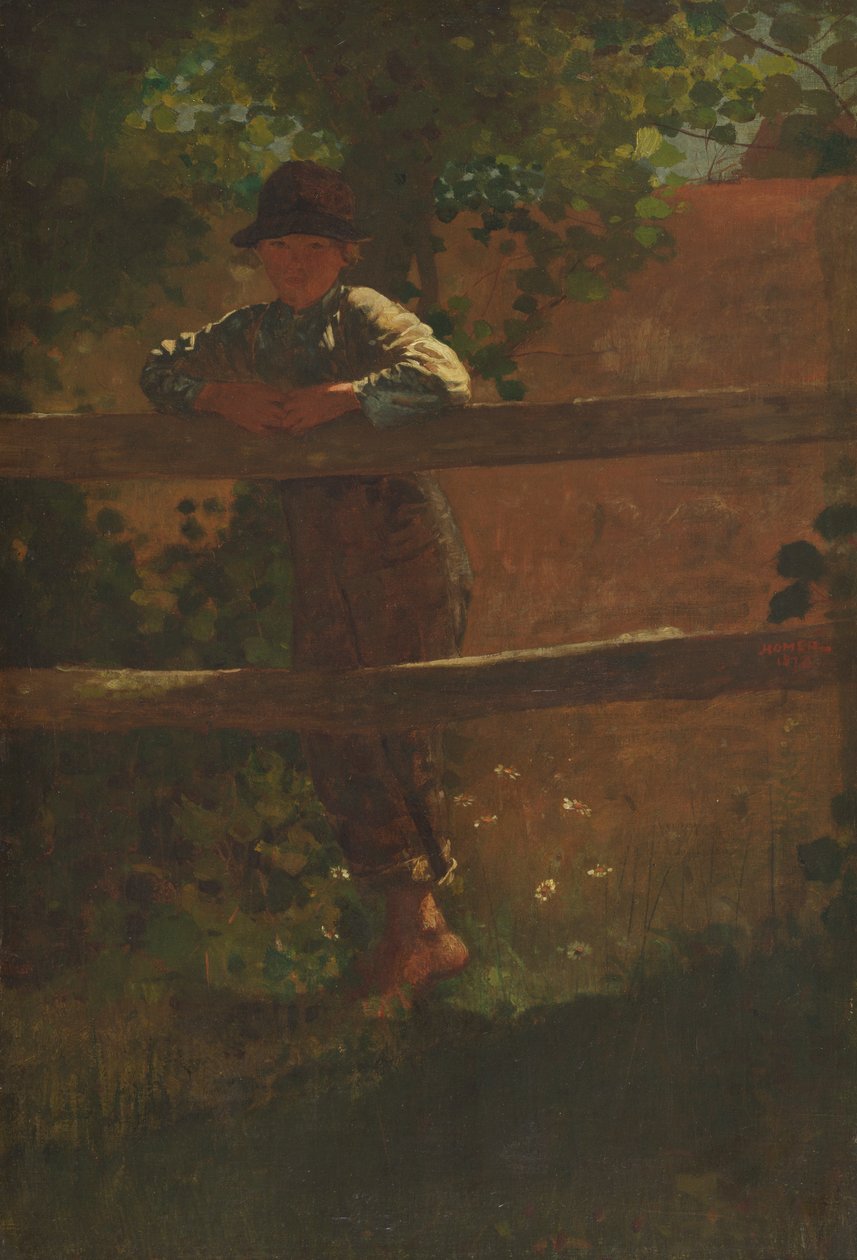Um rapaz do campo de Winslow Homer