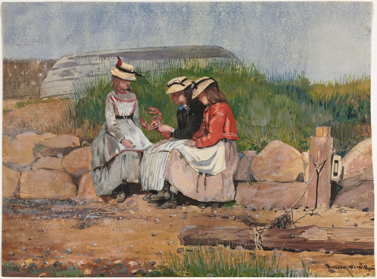 A filha de um pescador de Winslow Homer