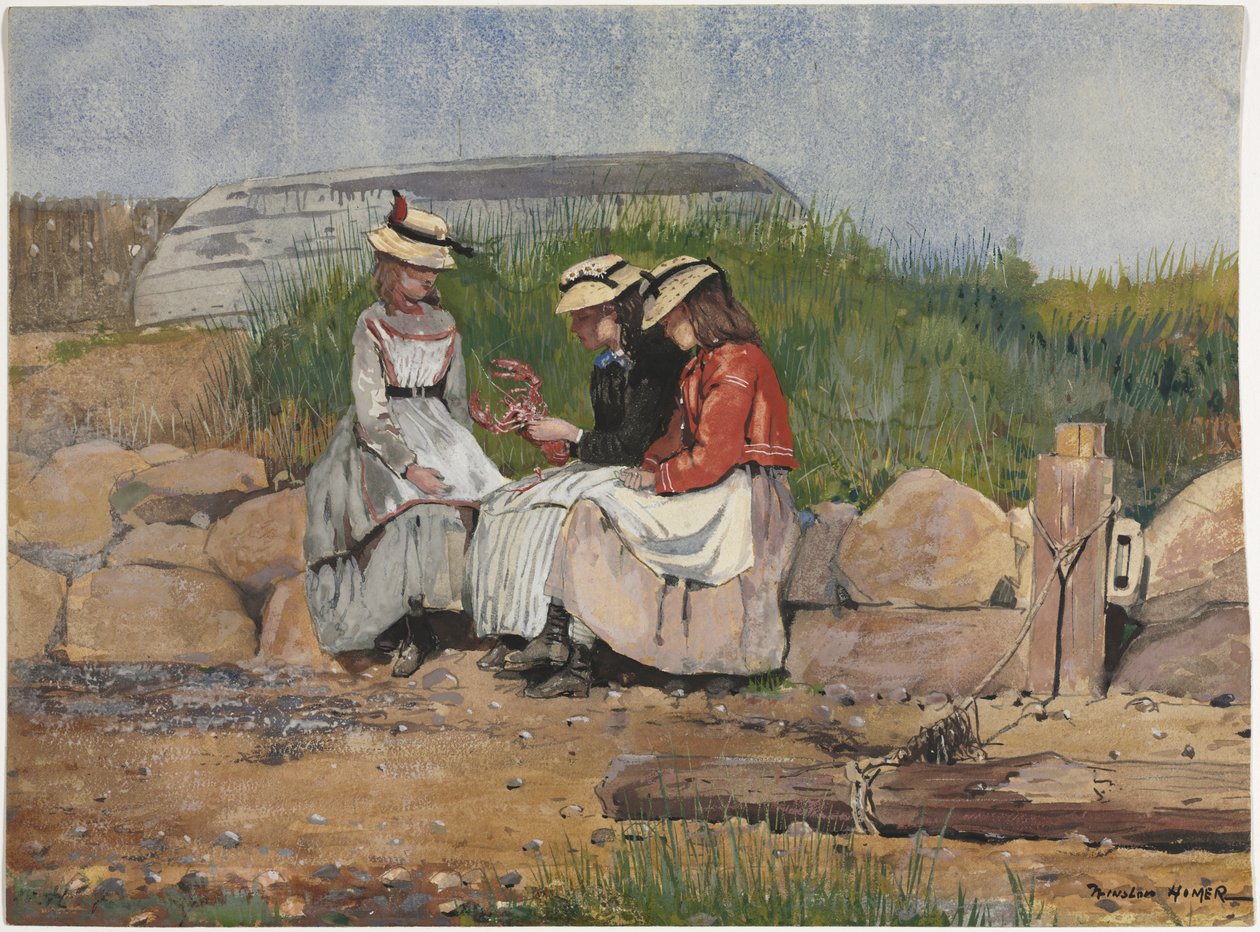 A Filha de um Pescador de Winslow Homer