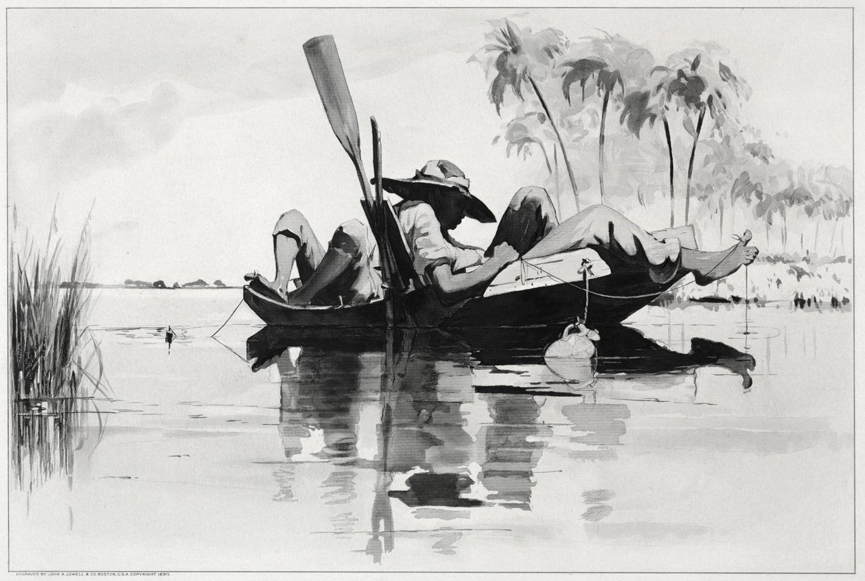 Uma festa de pesca de Winslow Homer