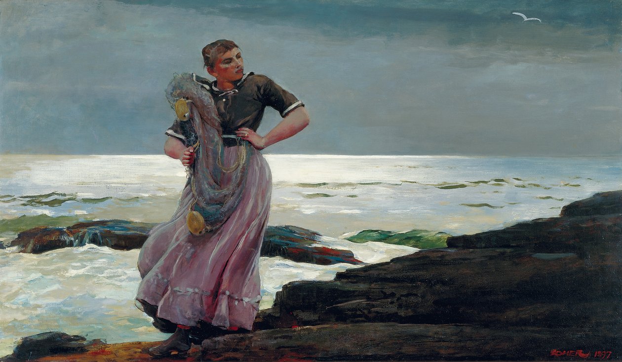 Uma luz no mar, 1897 de Winslow Homer
