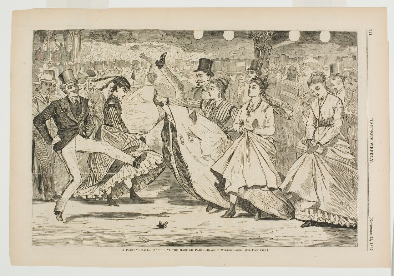Um baile parisiense no Mabille, Paris de Winslow Homer