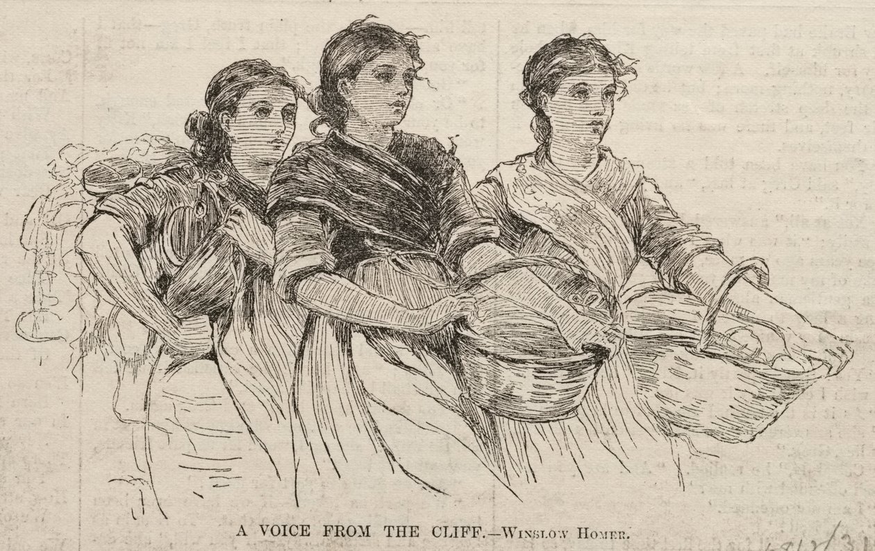 Uma voz da falésia de Winslow Homer