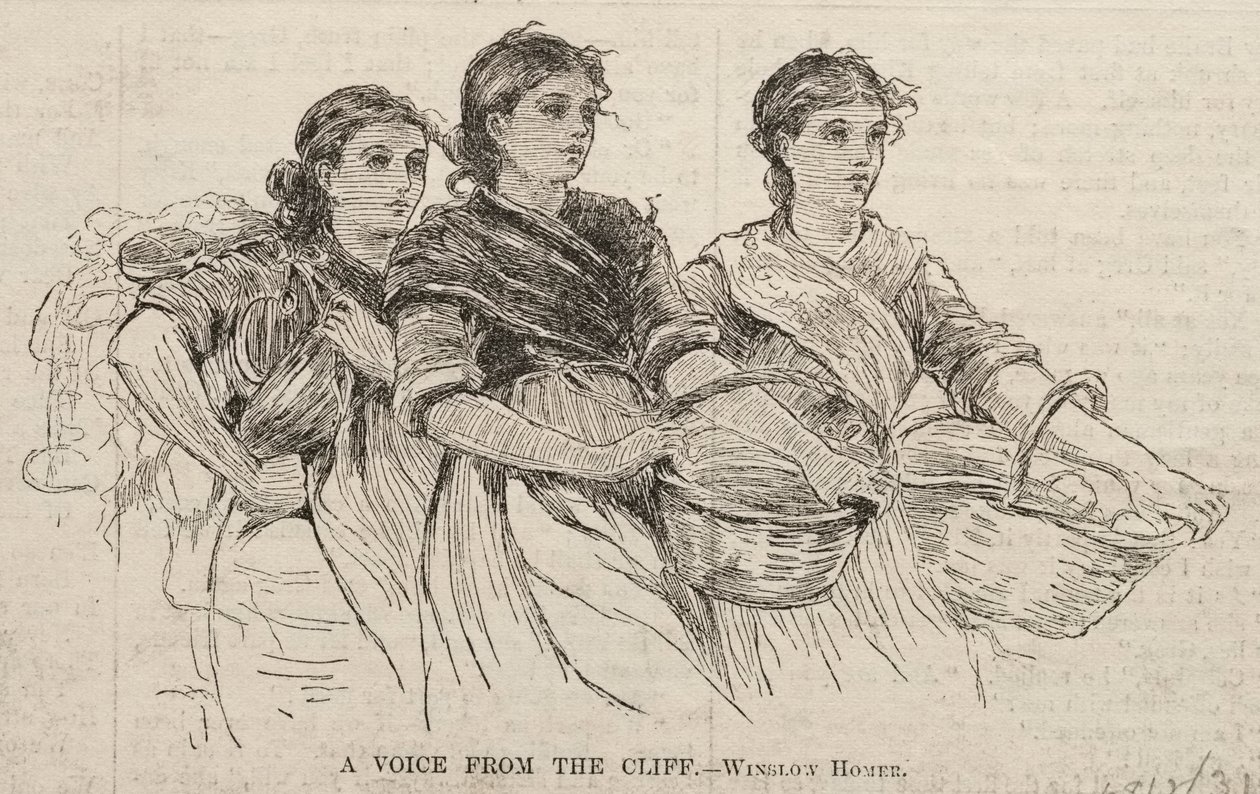 Uma voz do penhasco. de Winslow Homer