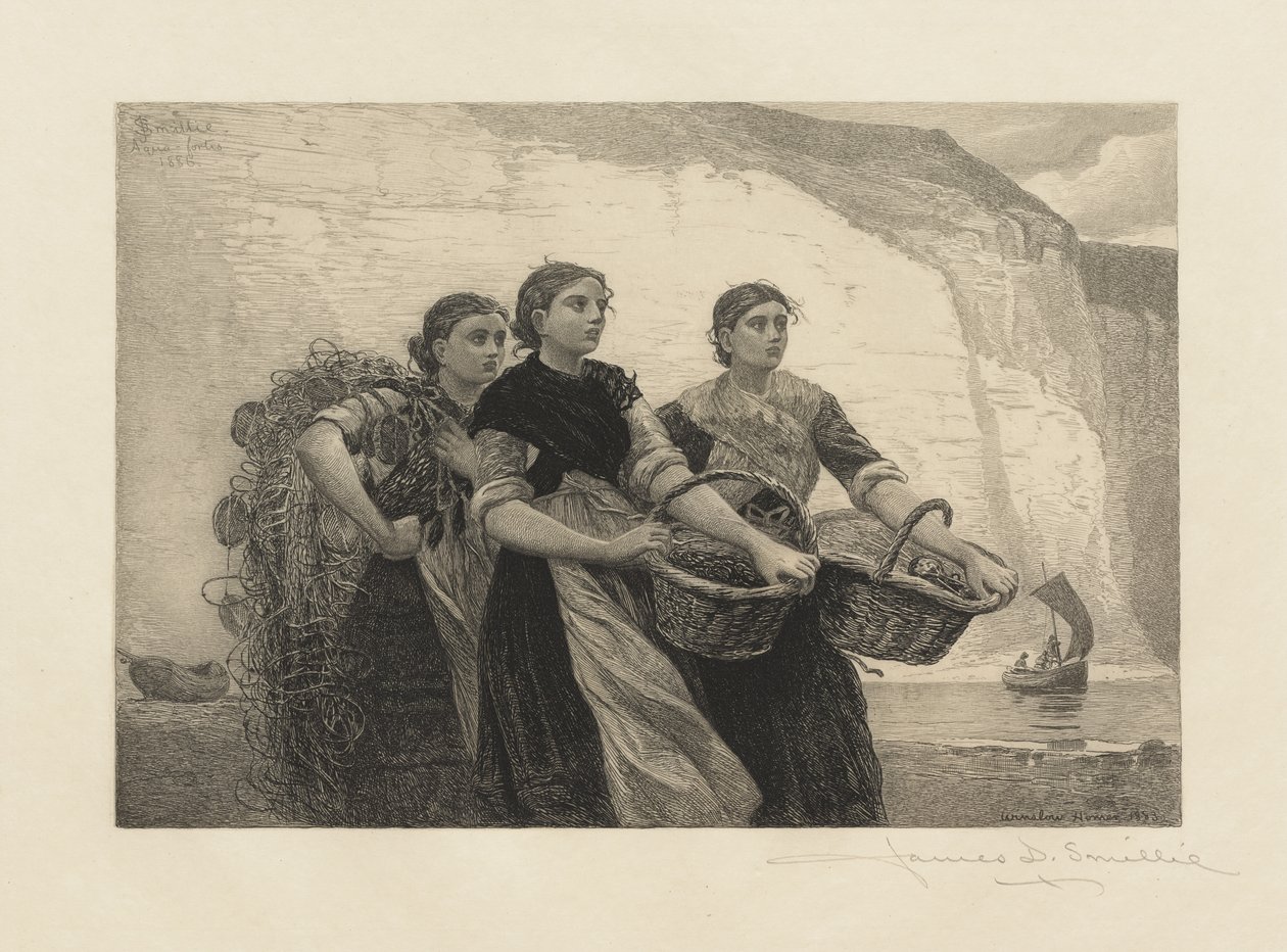 Uma Voz dos Penhascos, gravada por James David Smillie de Winslow Homer
