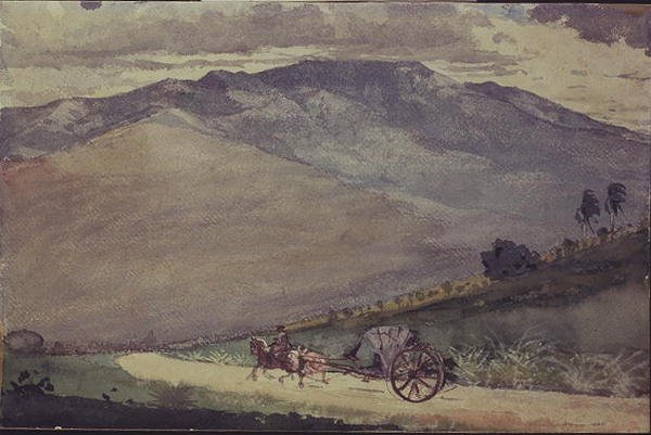 Um Volante em uma Estrada de Montanha, Cuba de Winslow Homer