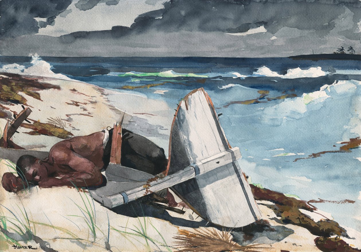 Após o furacão, Bahamas, 1899 de Winslow Homer