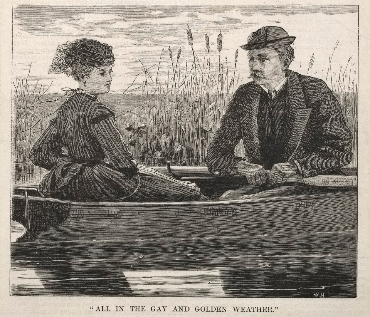 Tudo no clima gay e dourado, 1869. de Winslow Homer
