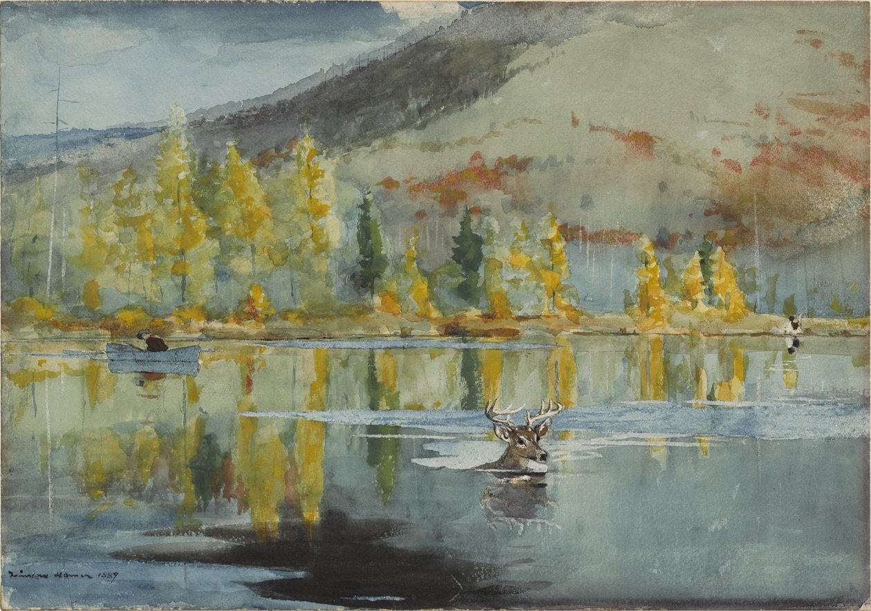 Um dia de outubro de Winslow Homer