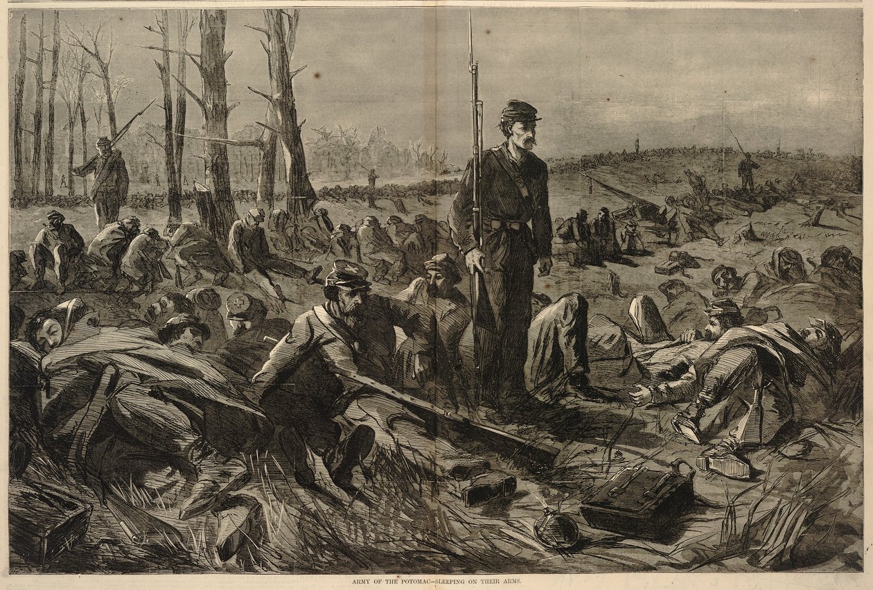 Exército de Potomac - Dormindo sobre as suas armas, de Harper