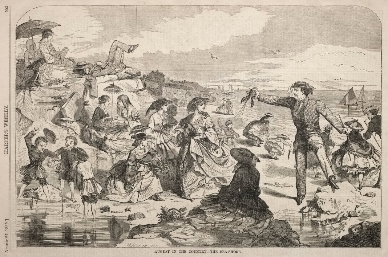agosto no campo - A beira-mar de Winslow Homer