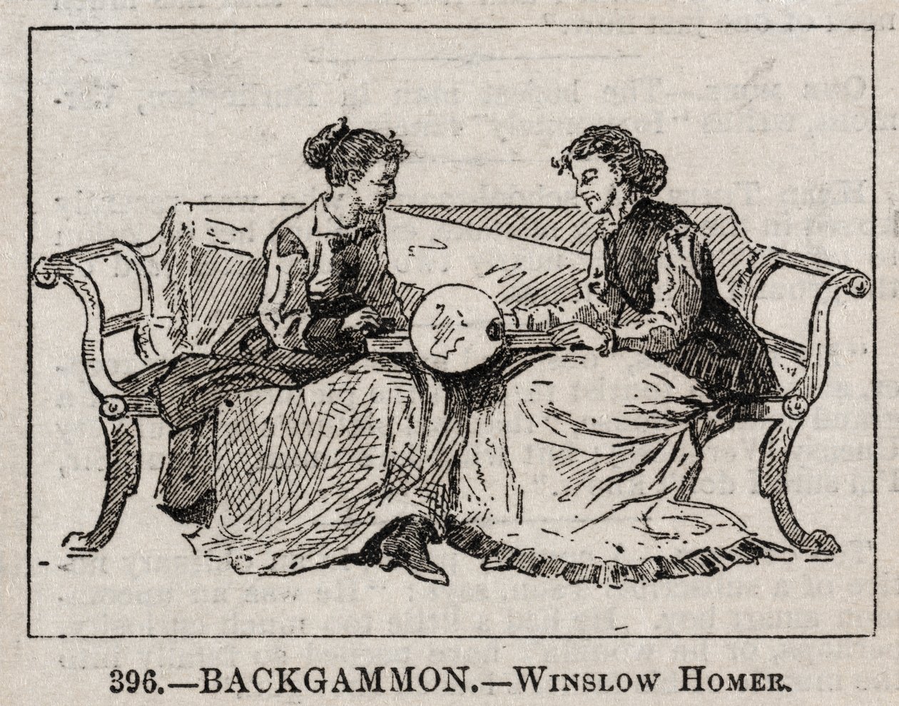 Backgammon de Winslow Homer
