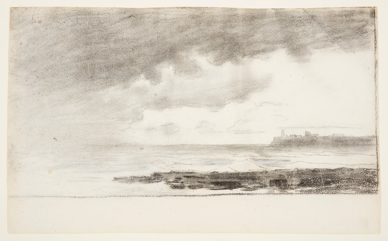 Baía em Cullercoats, Inglaterra de Winslow Homer