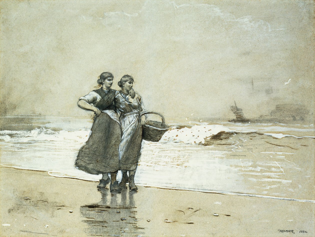 Areias de Blyth, 1882 de Winslow Homer