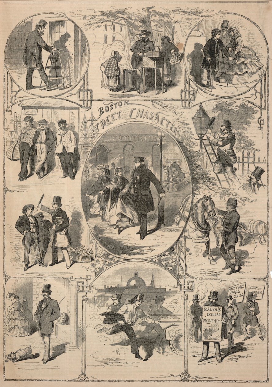 Personagens das ruas de Boston, de Ballou