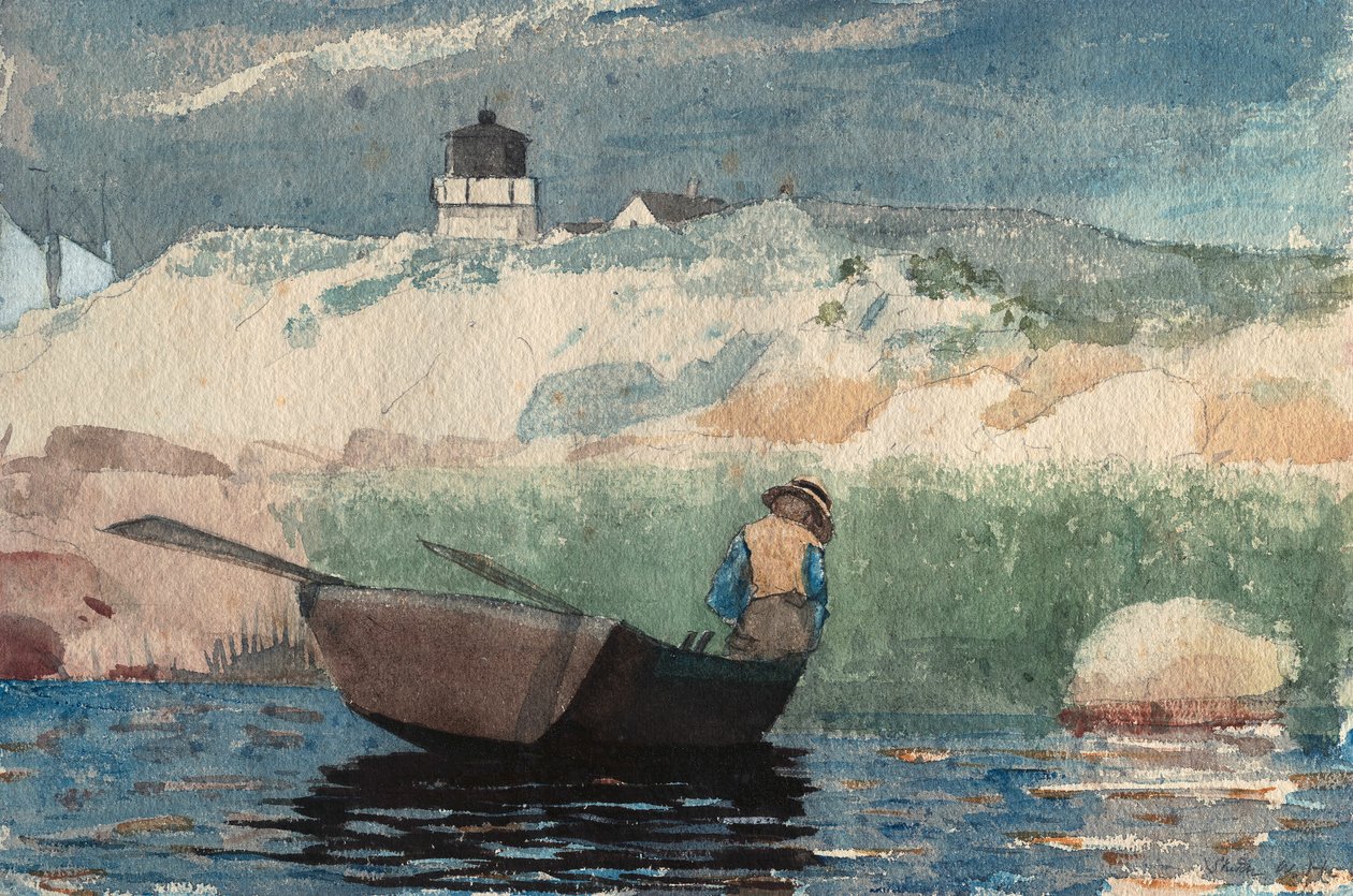 Rapaz no barco, Gloucester de Winslow Homer