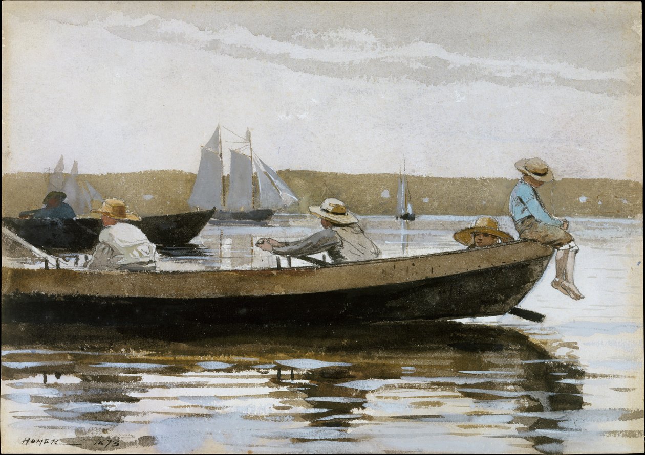 Rapazes num Dory de Winslow Homer
